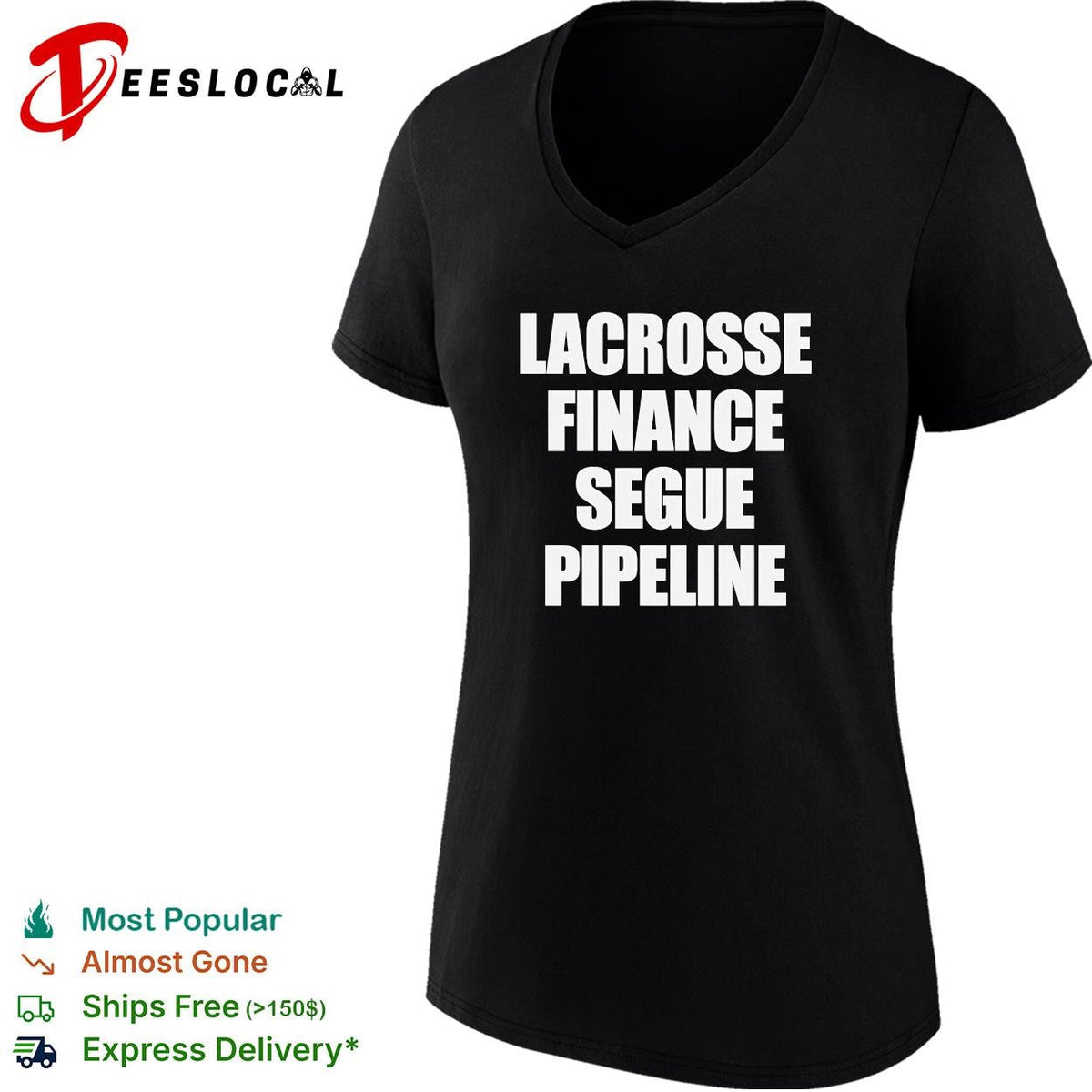Lacrosse Finance Segue Pipeline shirt Unisex
