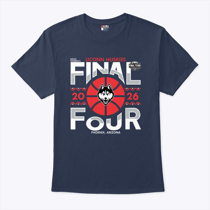 UCONN Huskies Women’s Basketball Final Four 2026 T Shirt Unisex