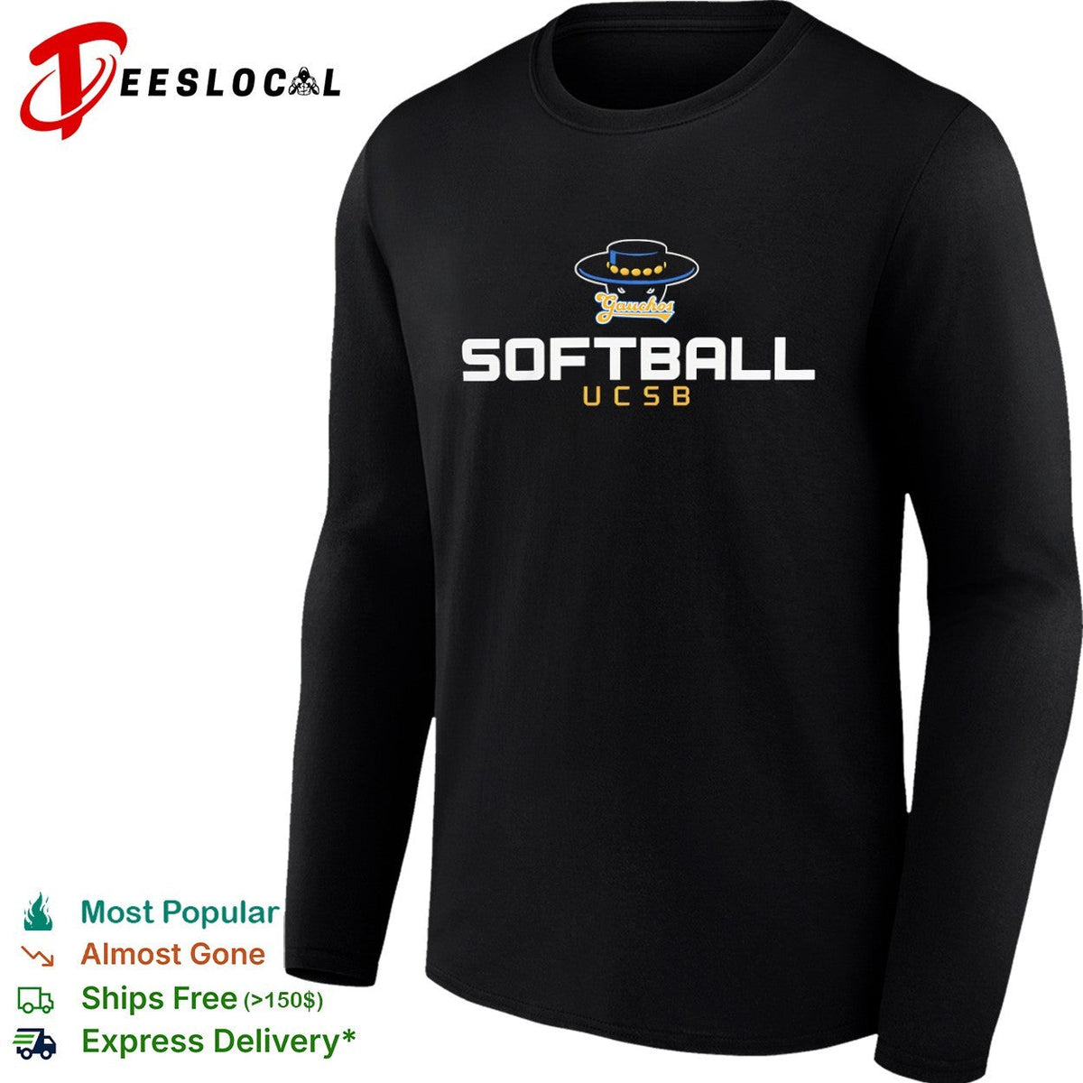 UCSB Gauchos Softball shirt Unisex