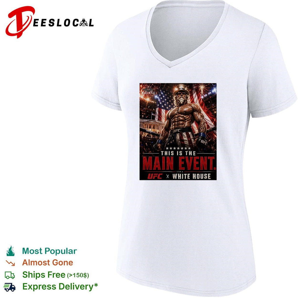 UFC main event soldier mascot White House fighting poster shirt Unisex