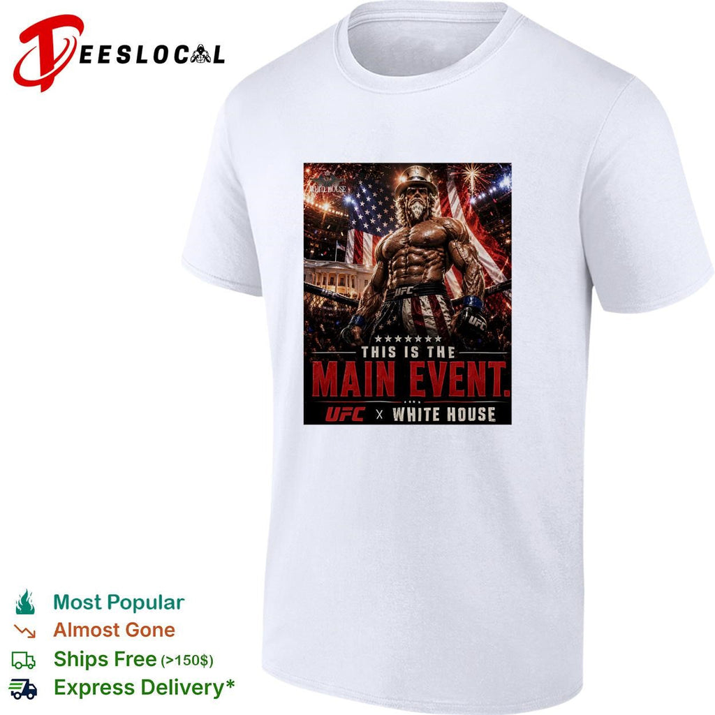 UFC main event soldier mascot White House fighting poster shirt Unisex
