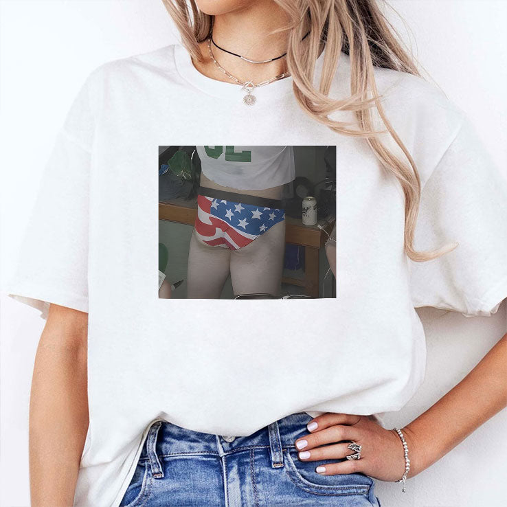 US Flag Underwear Meme Shirt Unisex
