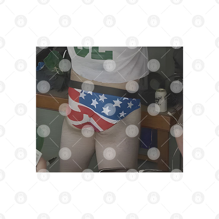 US Flag Underwear Meme Shirt Unisex