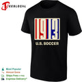 US Soccer 1913 vintage badge design bold lettering graphic shirt Unisex