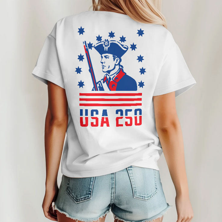 USA 250 Patriot America 250th Anniversary T Shirt Unisex