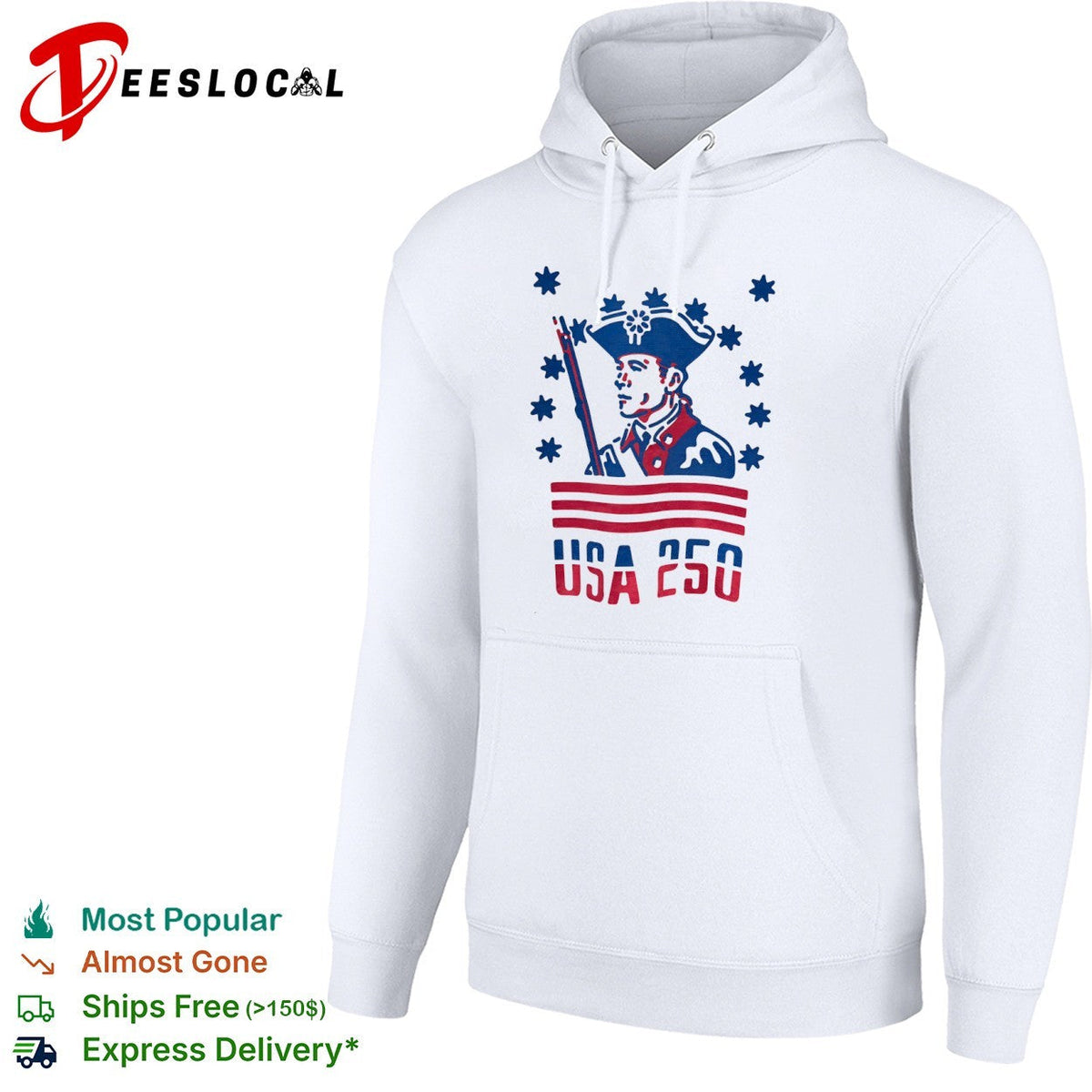 USA 250 Revolutionary War Soldier Patriot American Independence Celebration shirt Unisex