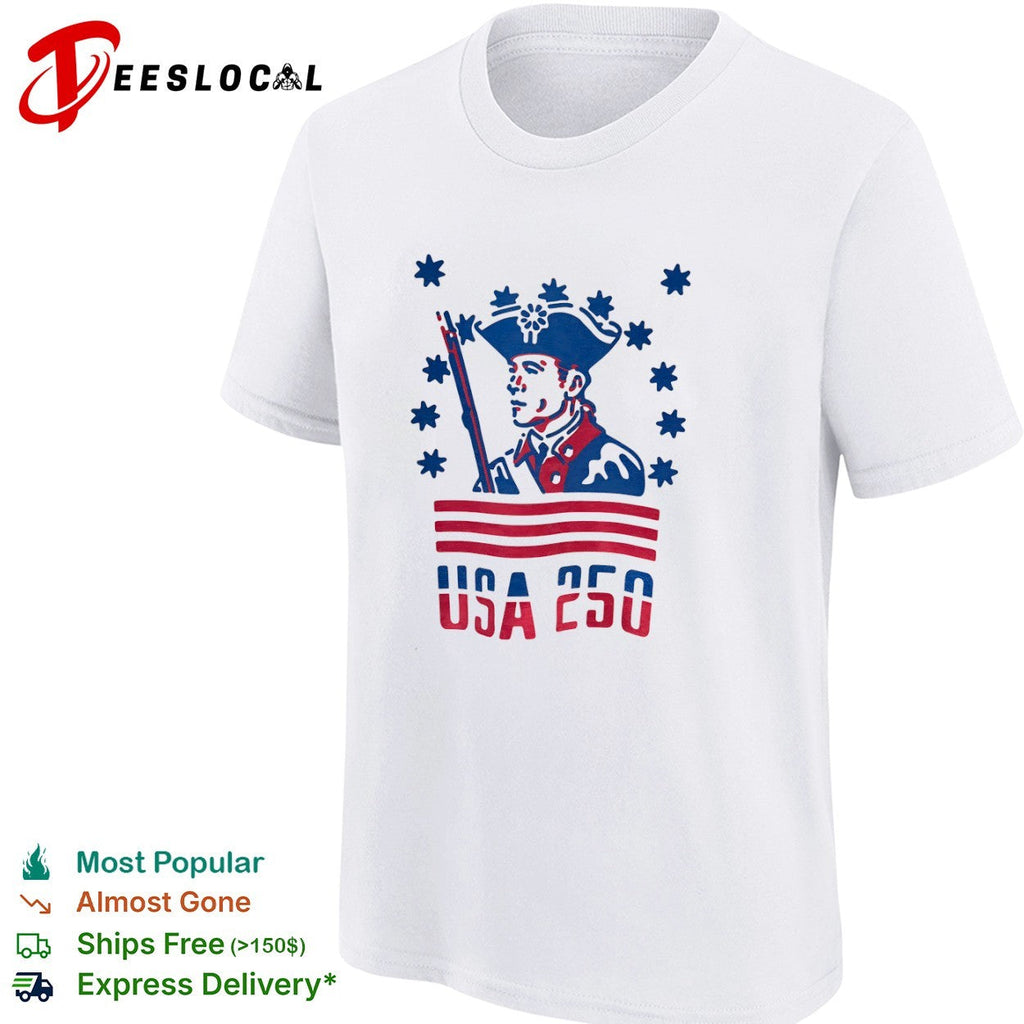 USA 250 Revolutionary War Soldier Patriot American Independence Celebration shirt Unisex