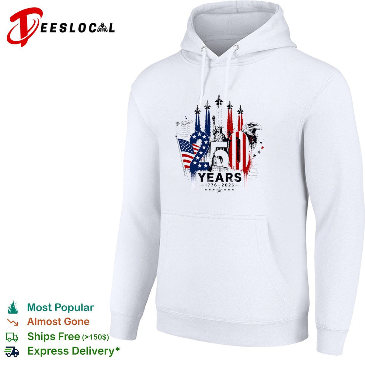 USA 250th anniversary 1776 2026 Statue of Liberty patriotic shirt Unisex