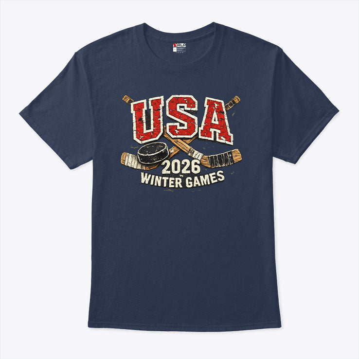 USA Hockey 2026 Winter Games T Shirt Unisex
