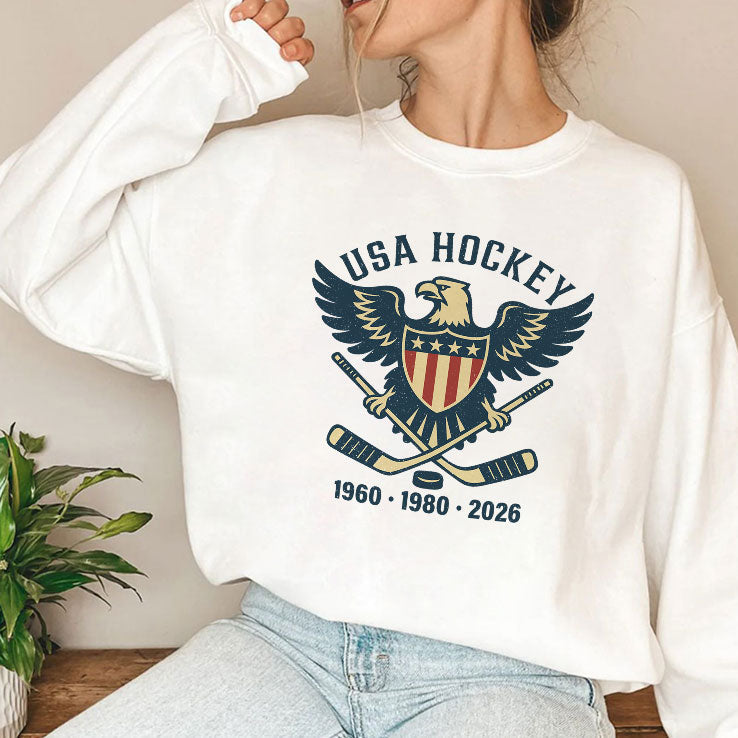 USA Hockey Eagle 1960 1980 2026 Shirt Unisex