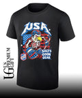 USA Hockey Skeleton Eagle Salty Goon Gear 250 shirt Unisex