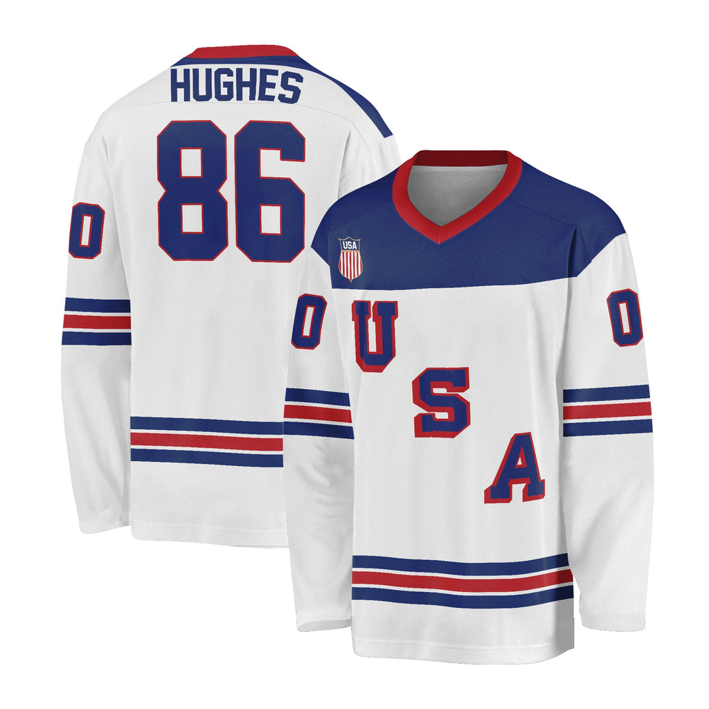 USA Jack Hughes Hockey Jersey Unisex