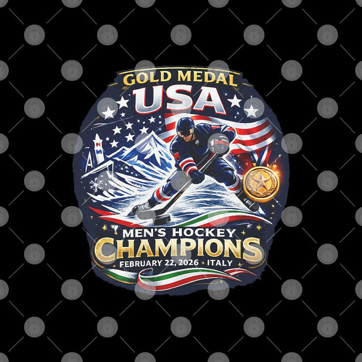 USA Men’s Hockey Gold Medal Champions 2026 Shirt Unisex