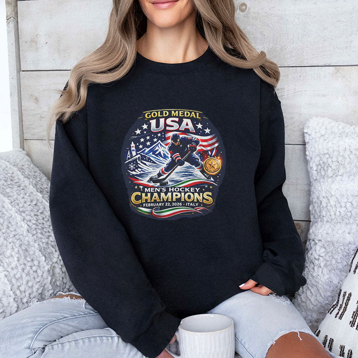 USA Men’s Hockey Gold Medal Champions 2026 Shirt Unisex