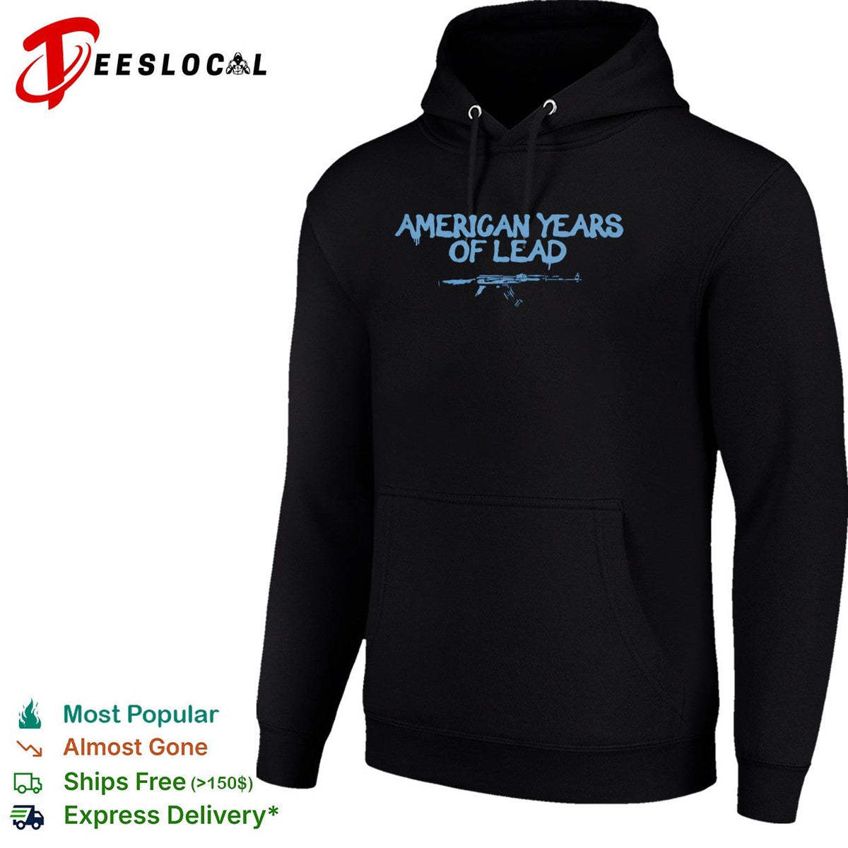 USA gun rights assault rifle American years of lead shirt Unisex