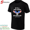 USA world champions 250 years in a row eagle patriotic shirt Unisex