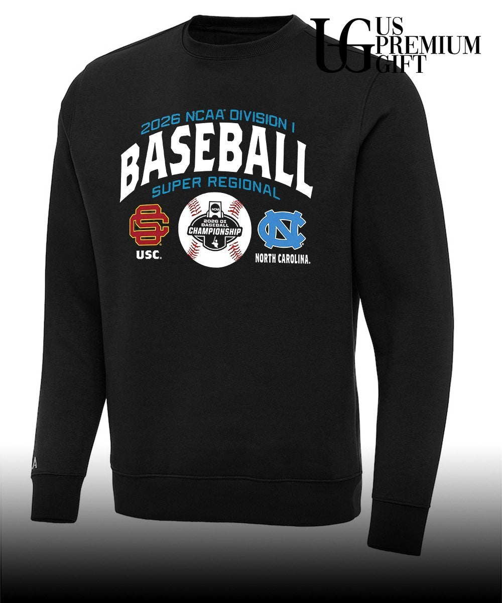 USC vs North Carolina Tar Heels NCAA Division I Baseball Super Regional 2026 shirt Unisex