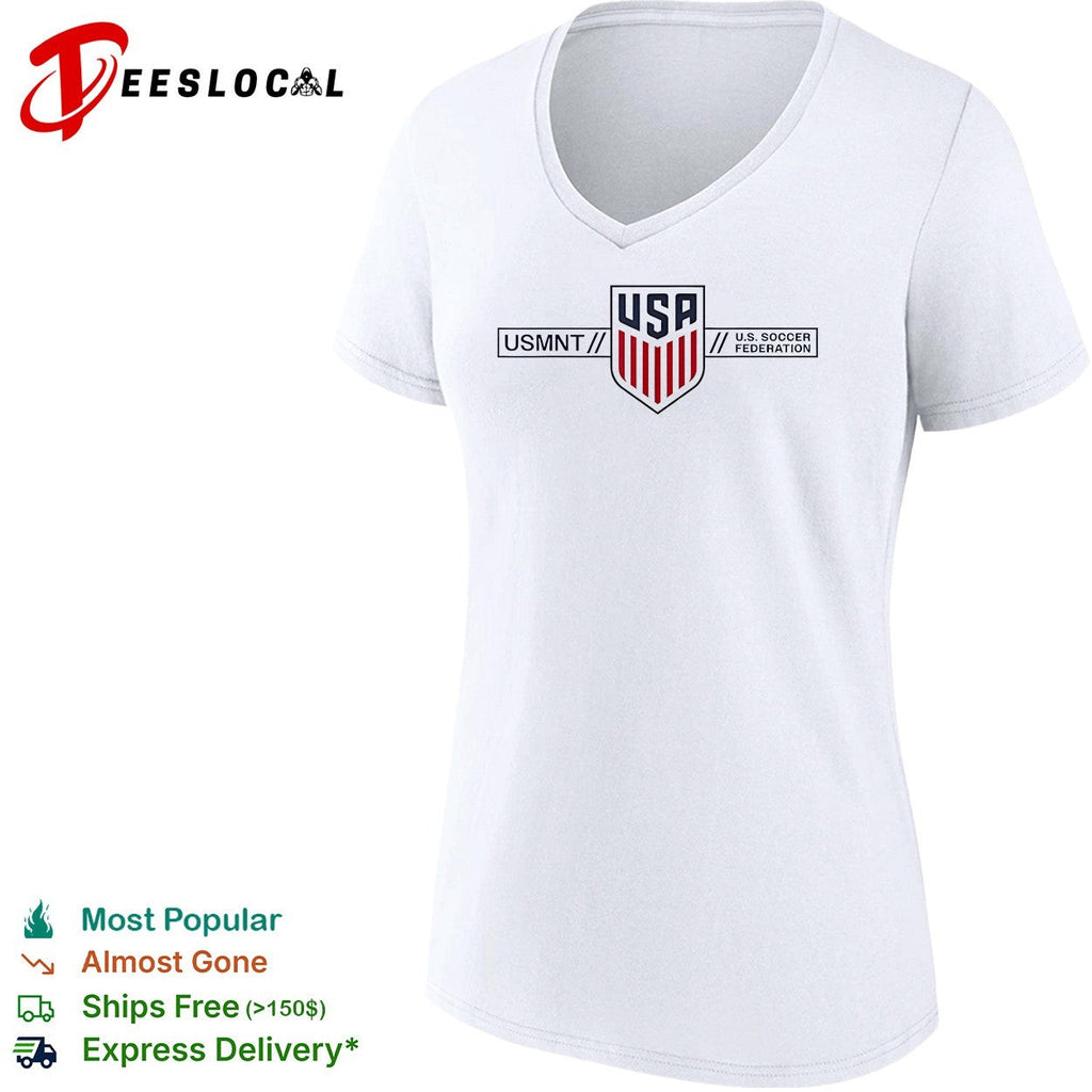 USMNT USA Soccer Federation national team crest bold logo shirt Unisex
