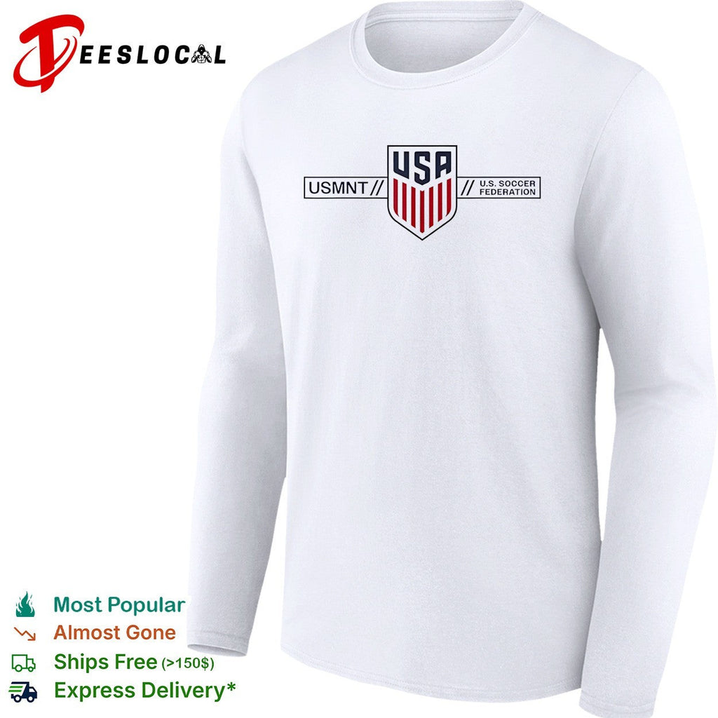 USMNT USA Soccer Federation national team crest bold logo shirt Unisex