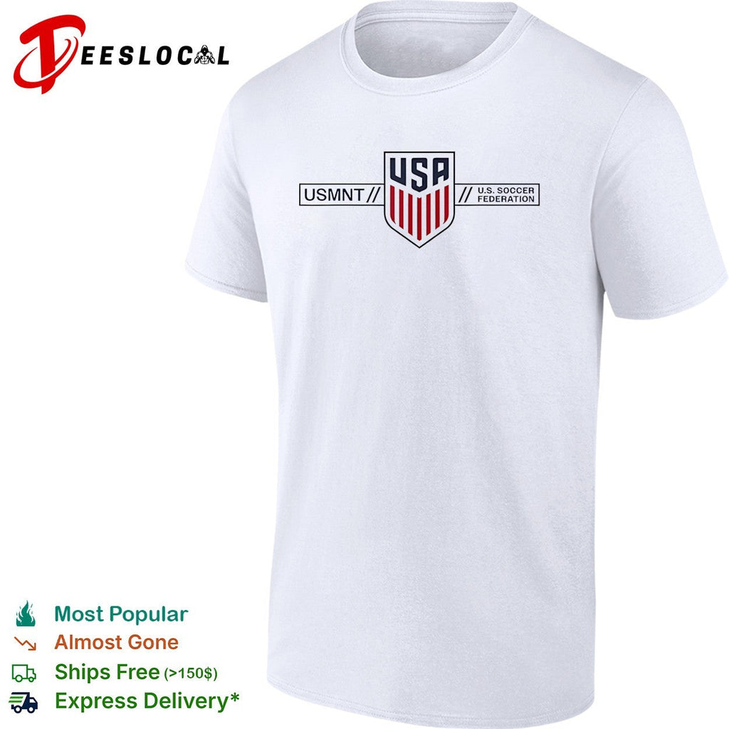 USMNT USA Soccer Federation national team crest bold logo shirt Unisex