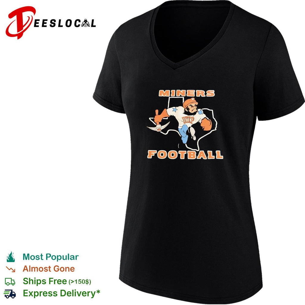 UTEP Miners football Texas mascot vintage dark shirt Unisex