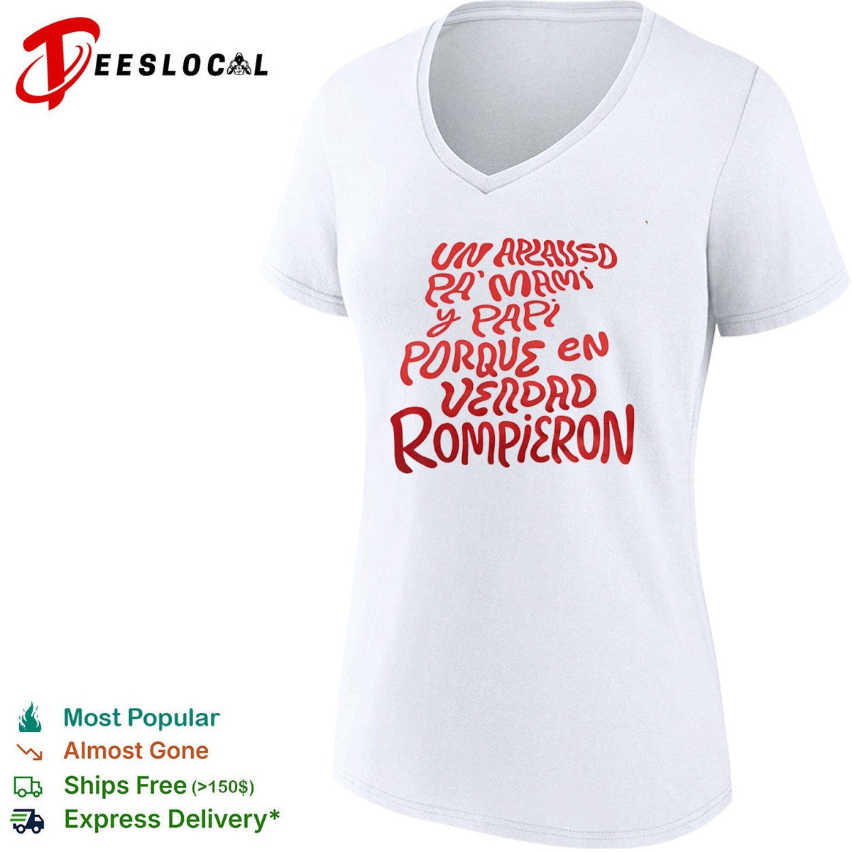 Un aplauso pa mami y papi porque en verdad rompieron shirt Unisex