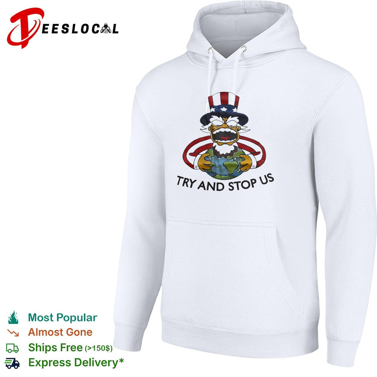 Uncle Sam World Grab Try and Stop Us shirt Unisex