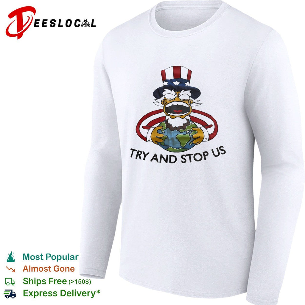 Uncle Sam World Grab Try and Stop Us shirt Unisex