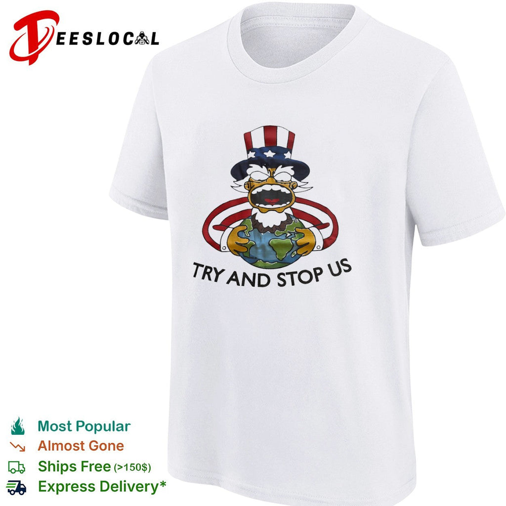 Uncle Sam World Grab Try and Stop Us shirt Unisex