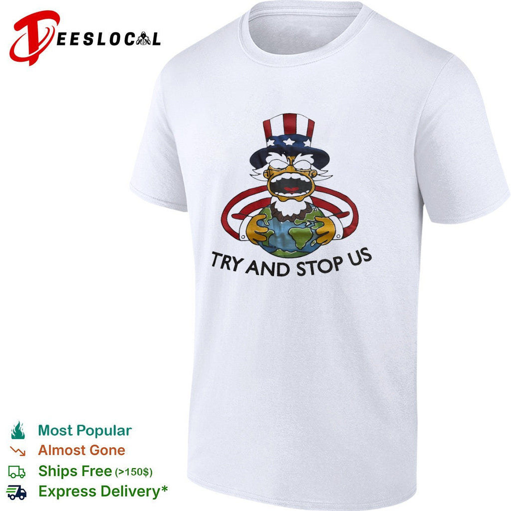 Uncle Sam World Grab Try and Stop Us shirt Unisex