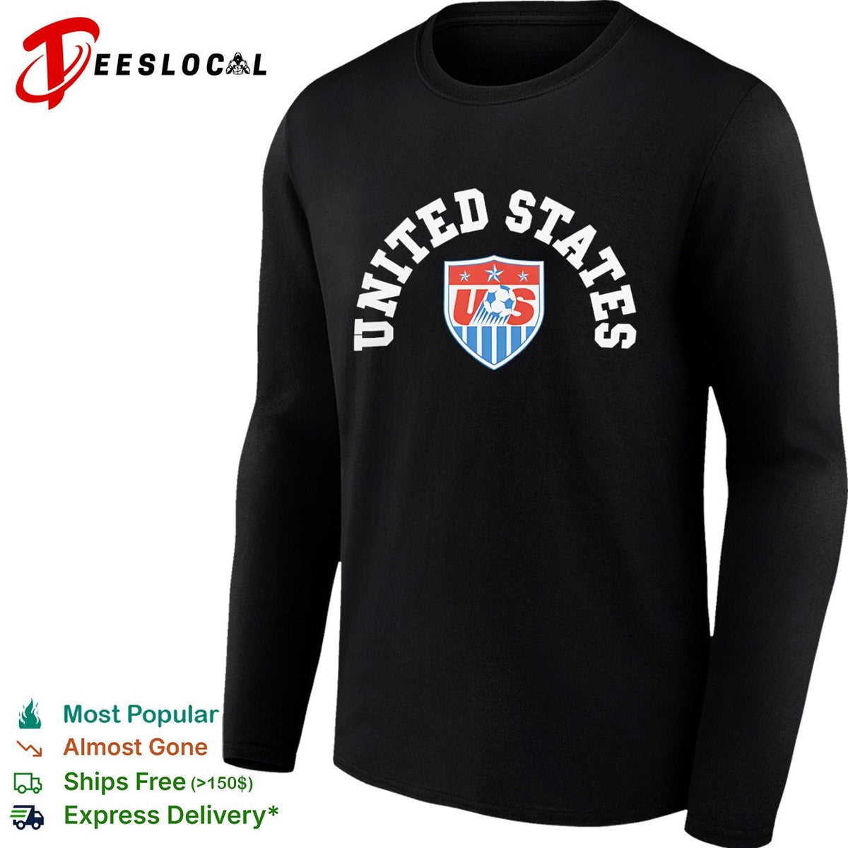 United States Soccer Federation National Team Emblem Logo shirt Unisex