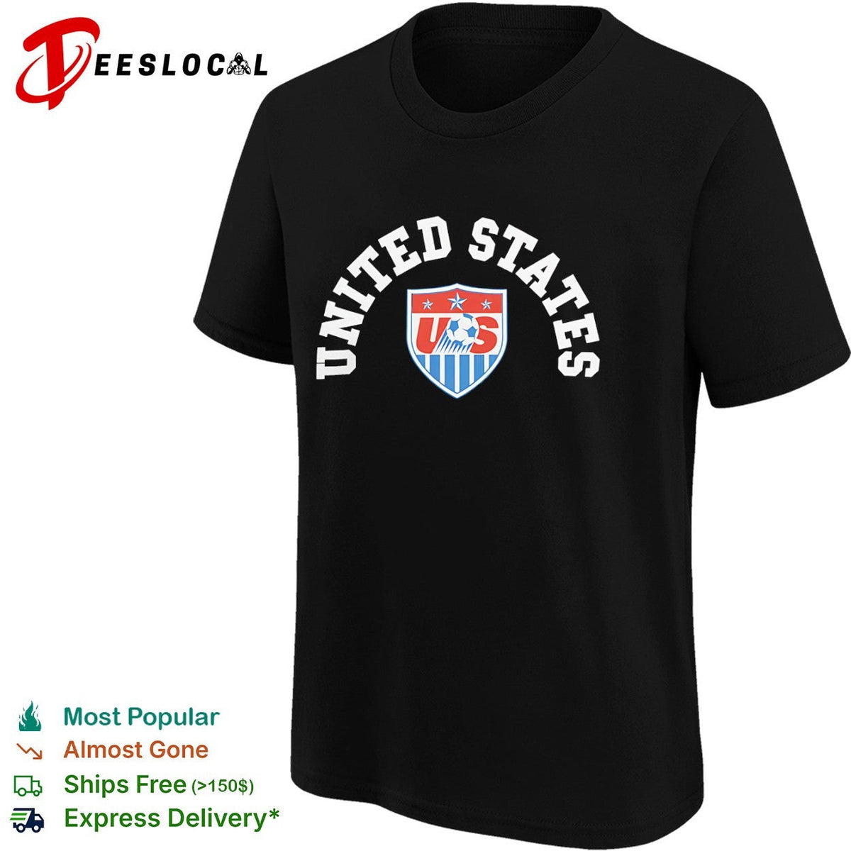 United States Soccer Federation National Team Emblem Logo shirt Unisex