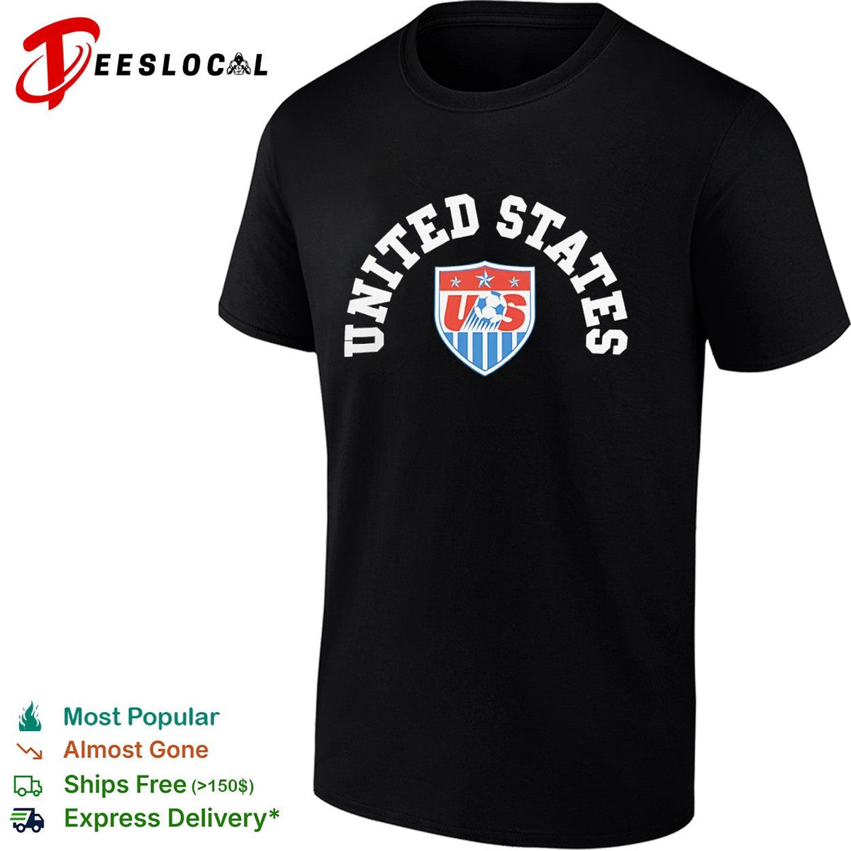 United States Soccer Federation National Team Emblem Logo shirt Unisex