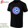 United States of America Soccer badge logo crest circle blue shirt Unisex