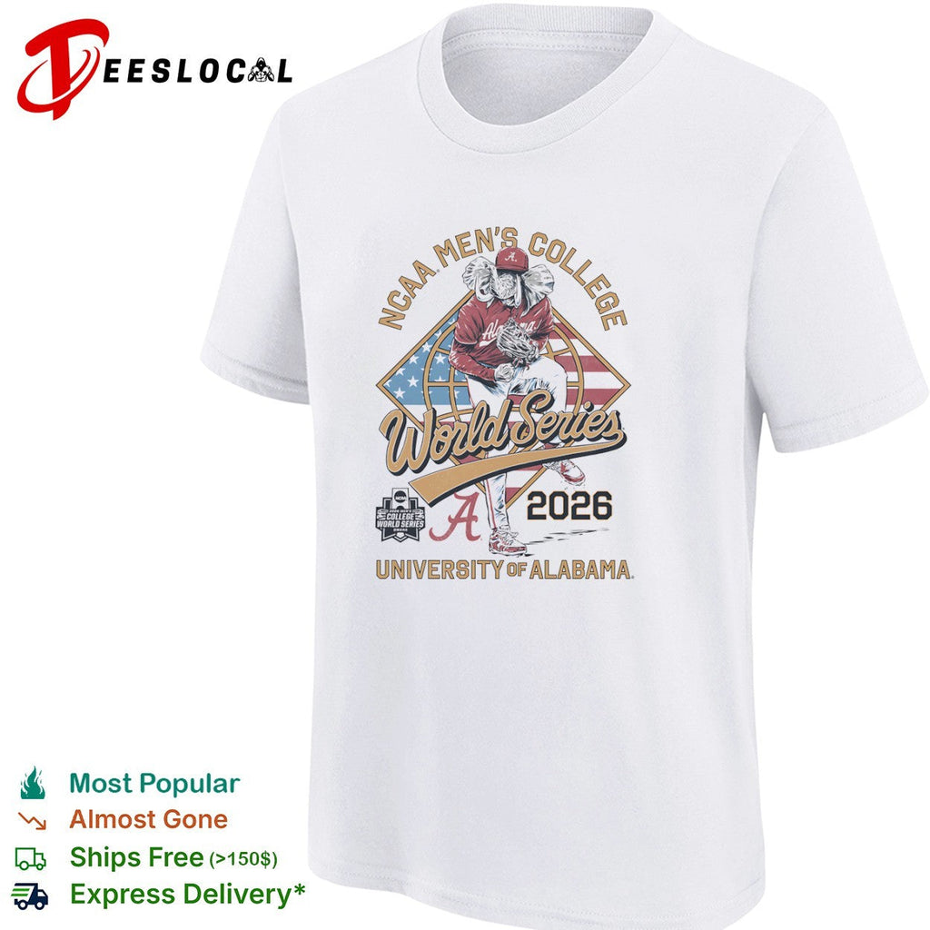 University of Alabama NCAA Men’s College World Series 2026 shirt Unisex