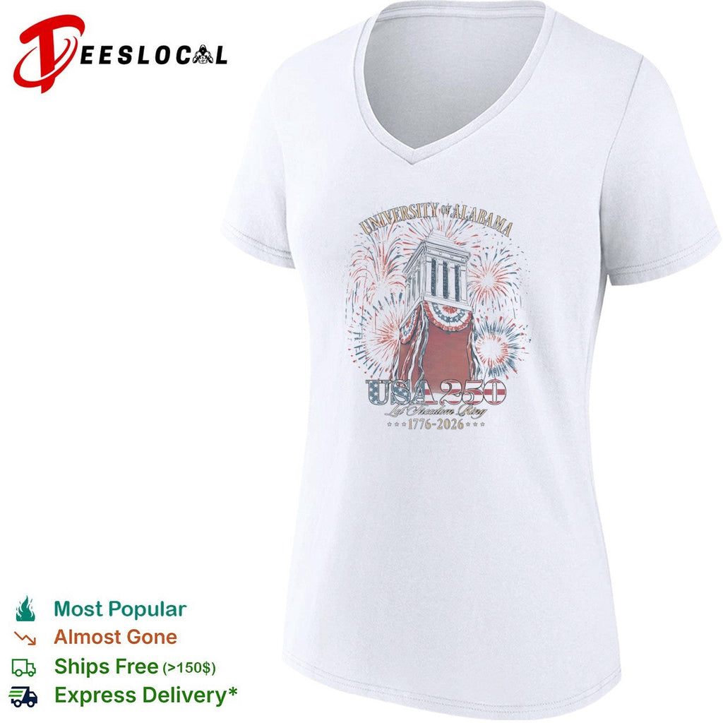 University of Alabama USA 250 Let Freedom Ring 1776 2026 Denman Hall Celebration shirt Unisex