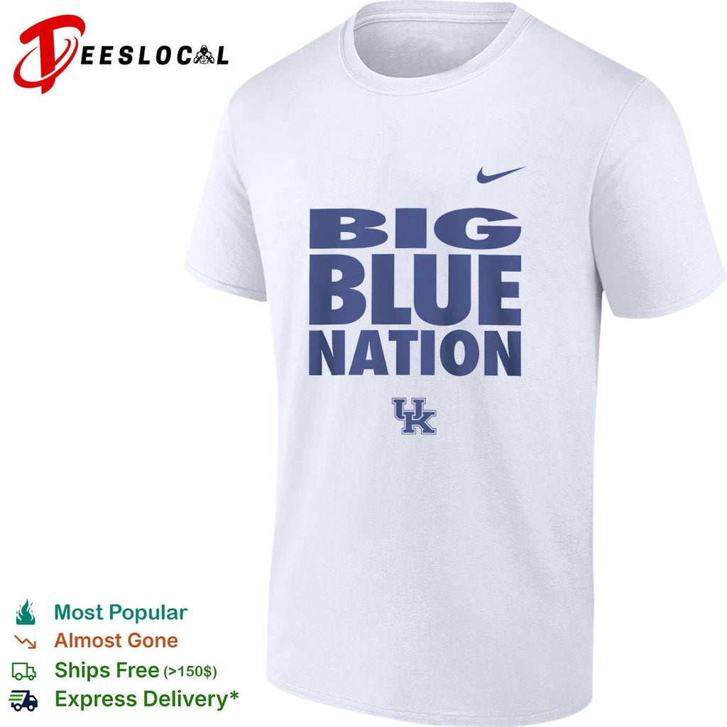 University of Kentucky Big Blue Nation logo shirt Unisex