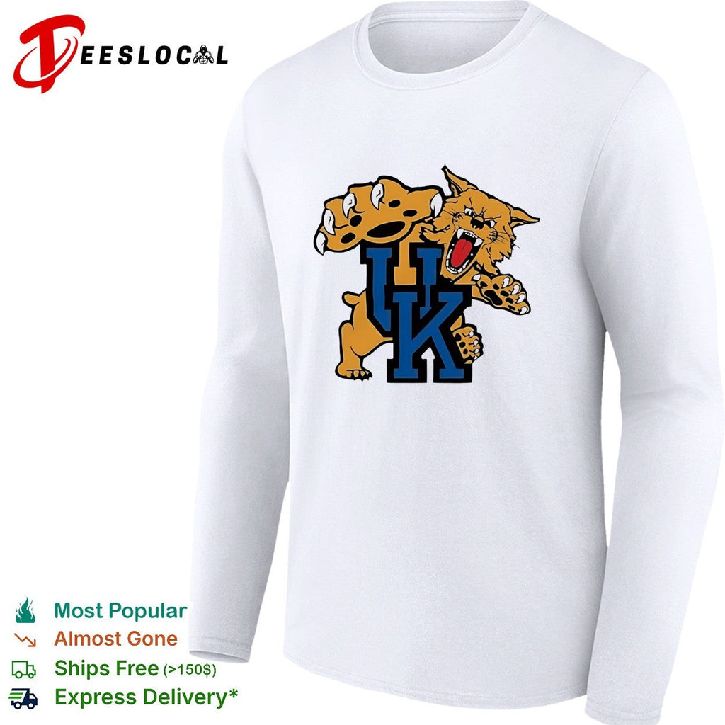 University of Kentucky Wildcats UK Logo Mascot Sports Team Fan shirt Unisex