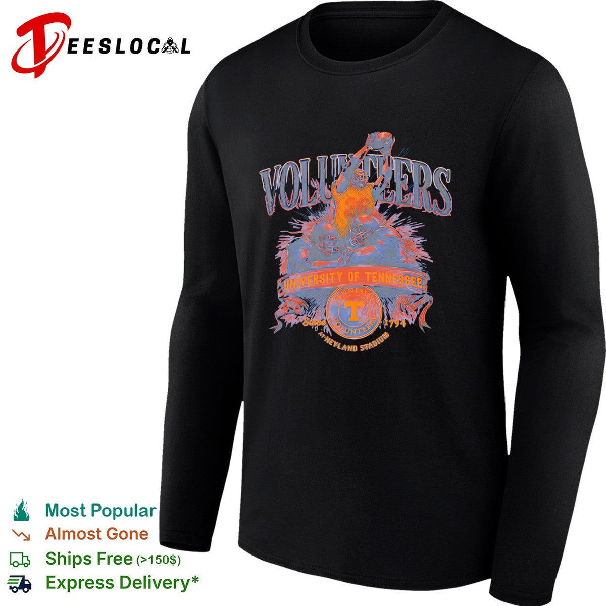 University of Tennessee Volunteers Since 1794 at Neyland Stadium shirt Unisex