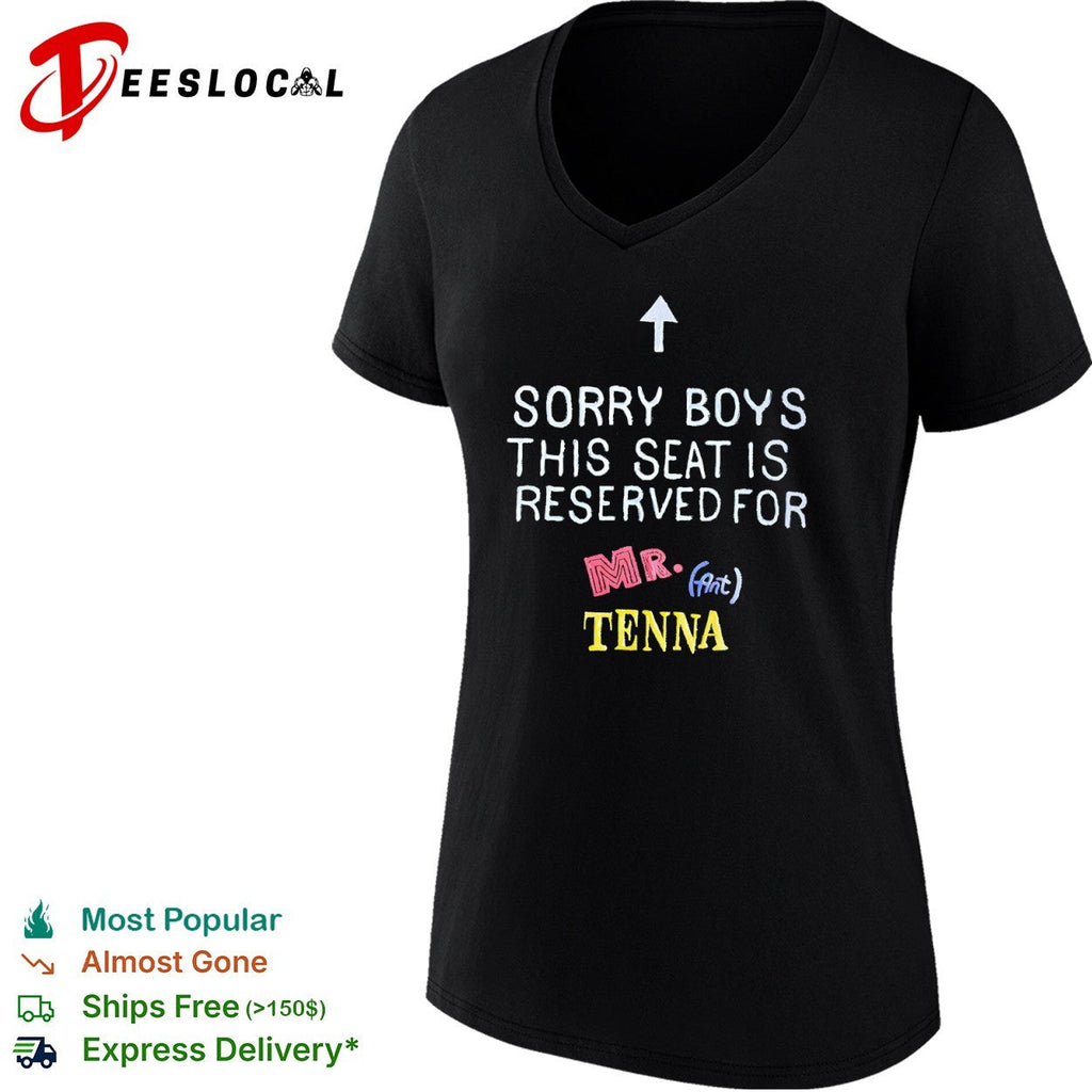 Up arrow sorry boys this seat is reserved for Mr Ant Tenna shirt Unisex