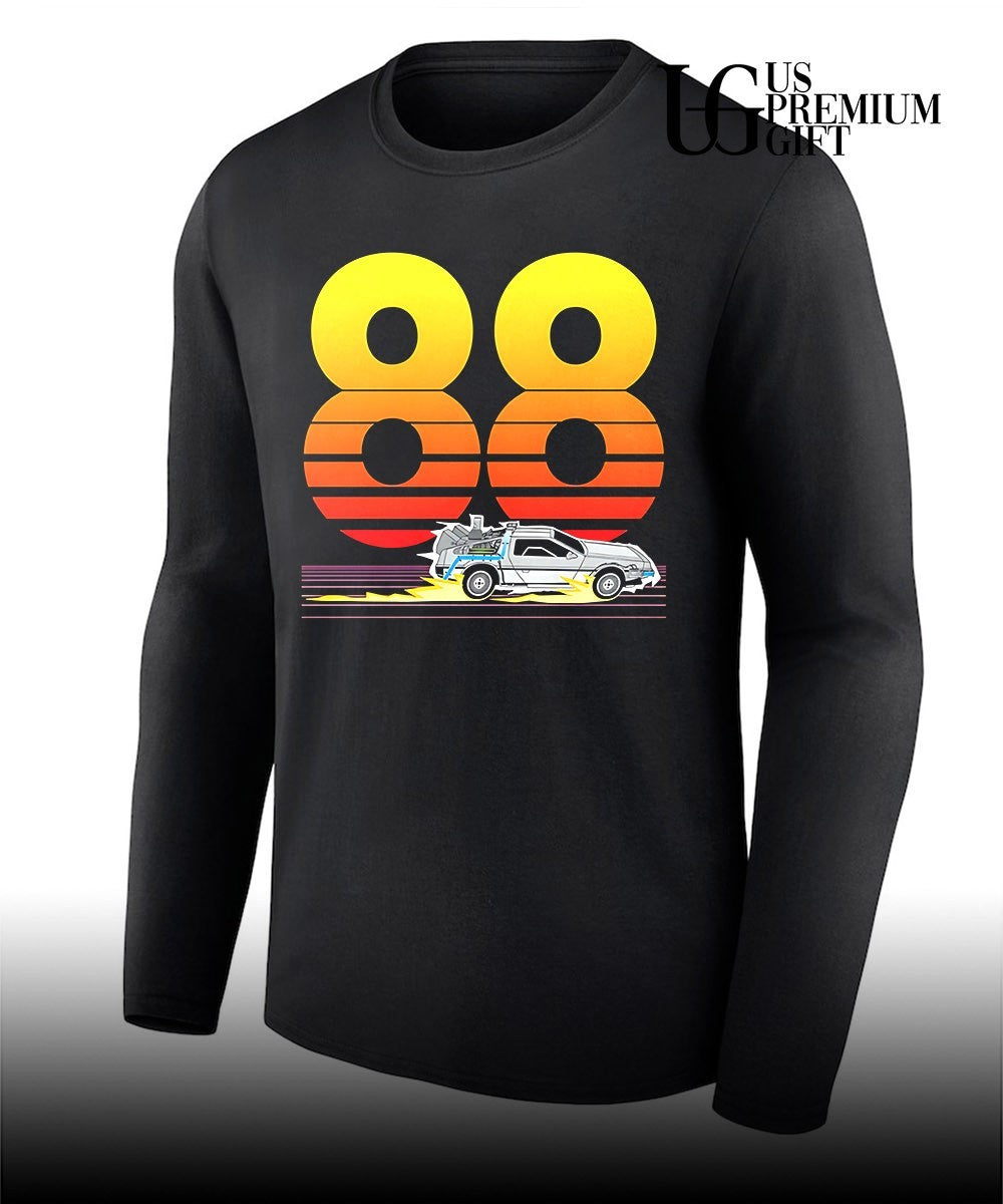 VHS Time Machine Back to the Future sunset shirt Unisex