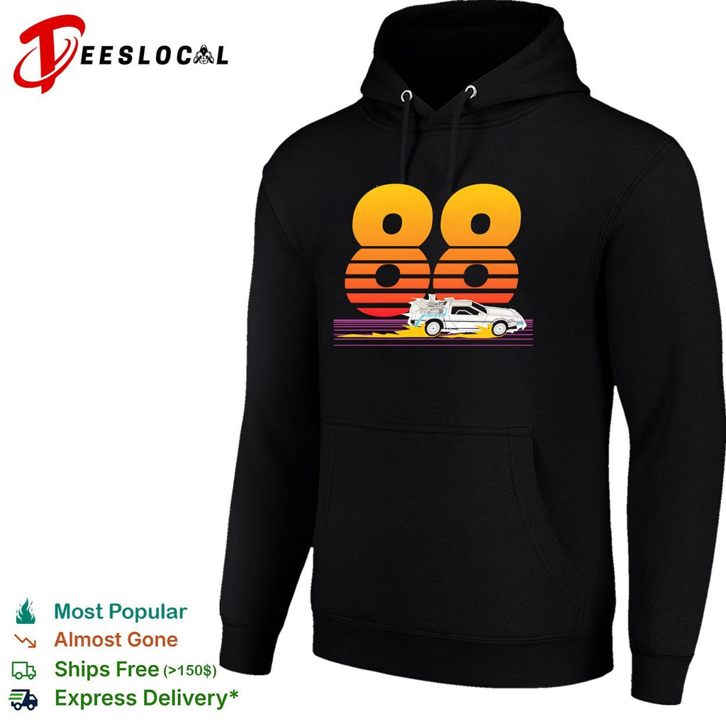 VHS Time Machine Back to the Future sunset retro shirt Unisex