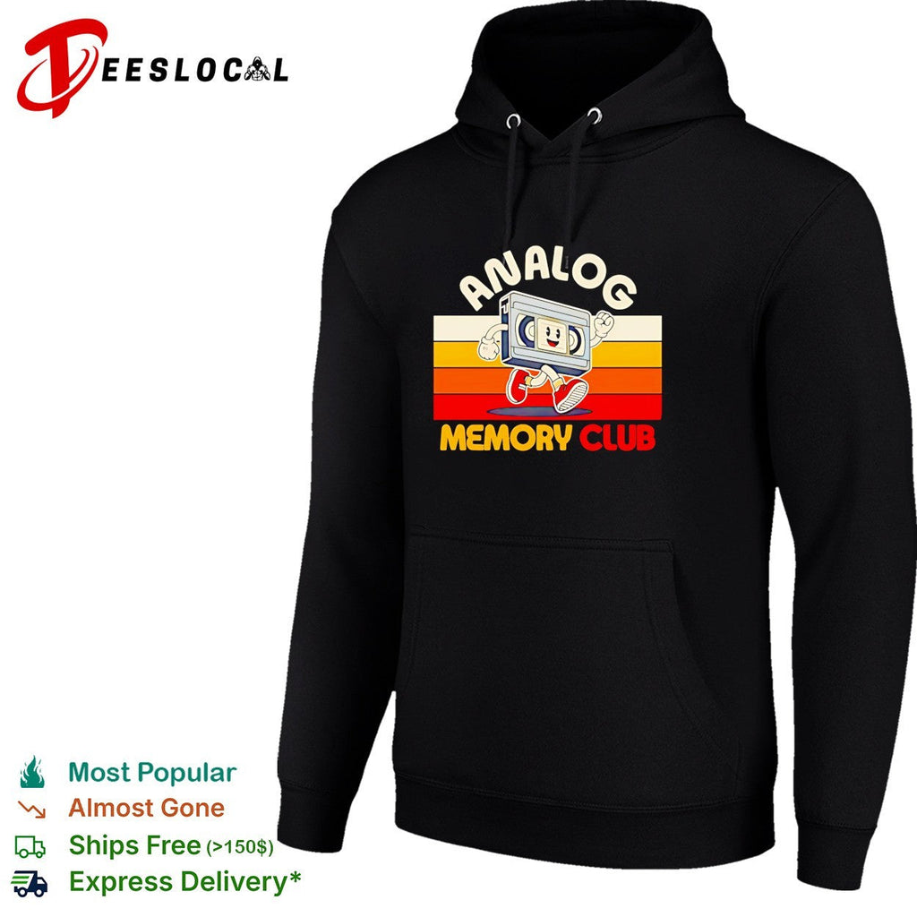 VHS tape running analog memory club retro shirt Unisex
