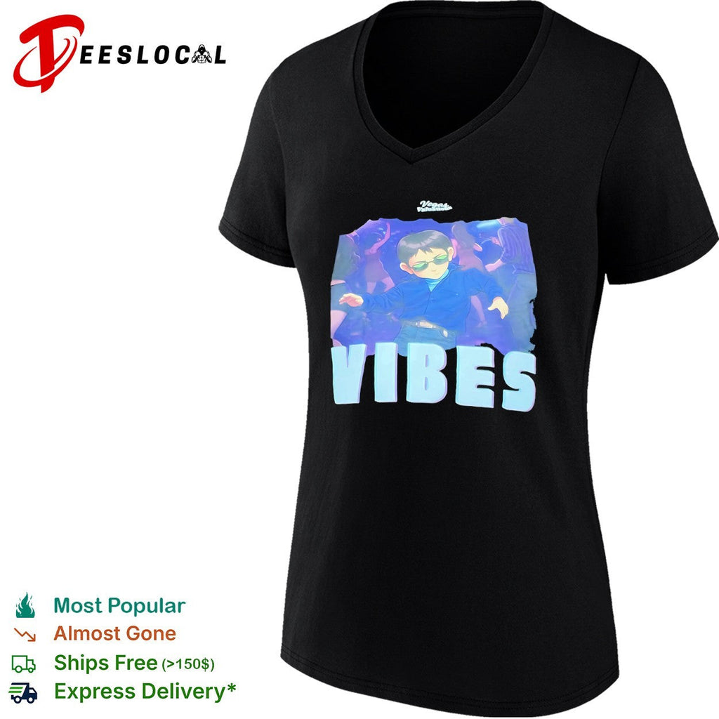 VIBES comic character shirt Unisex
