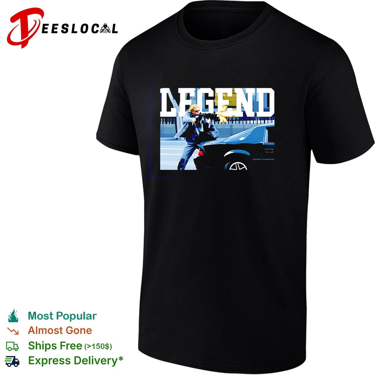 Val Kilmer Heat The Heist Legend shirt Unisex