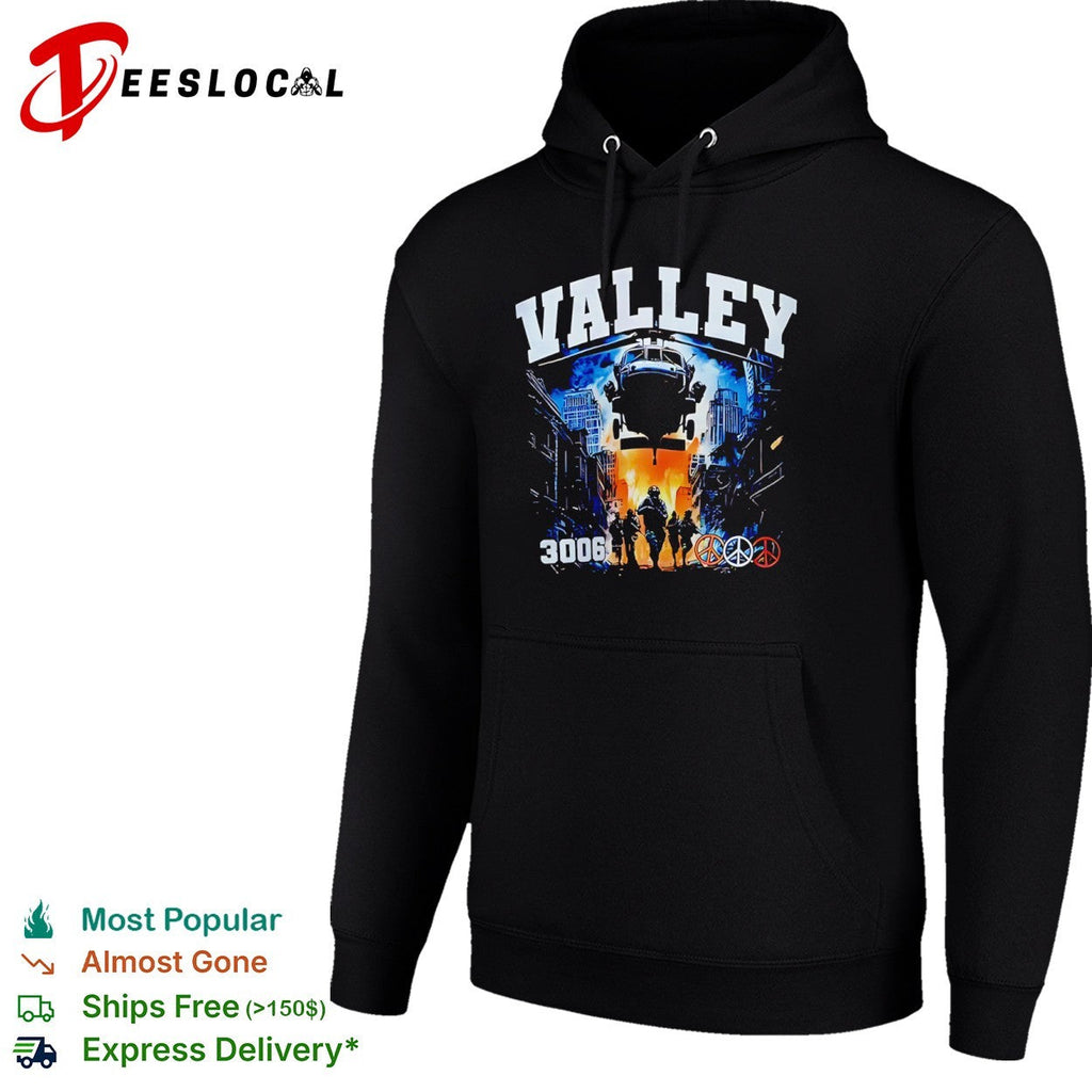 Valley 3006 peace logo shirt Unisex
