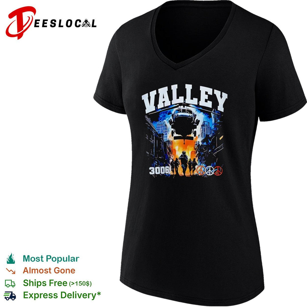 Valley 3006 peace logo shirt Unisex