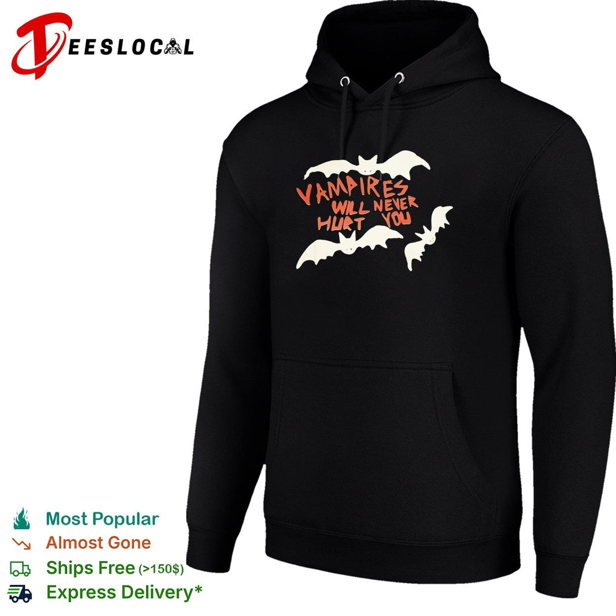 Vampires Will Never Hurt You My Chemical Romance bats shirt Unisex