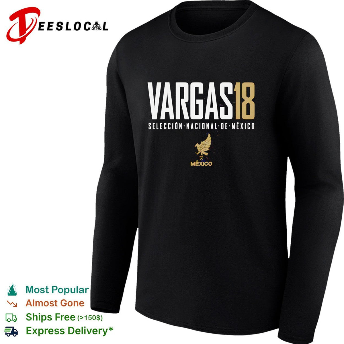 Vargas 18 Mexico Seleccion Nacional de Mexico shirt Unisex