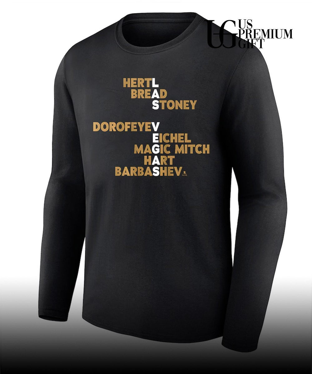 Vegas Golden Knights Hockey names 2026 shirt Unisex